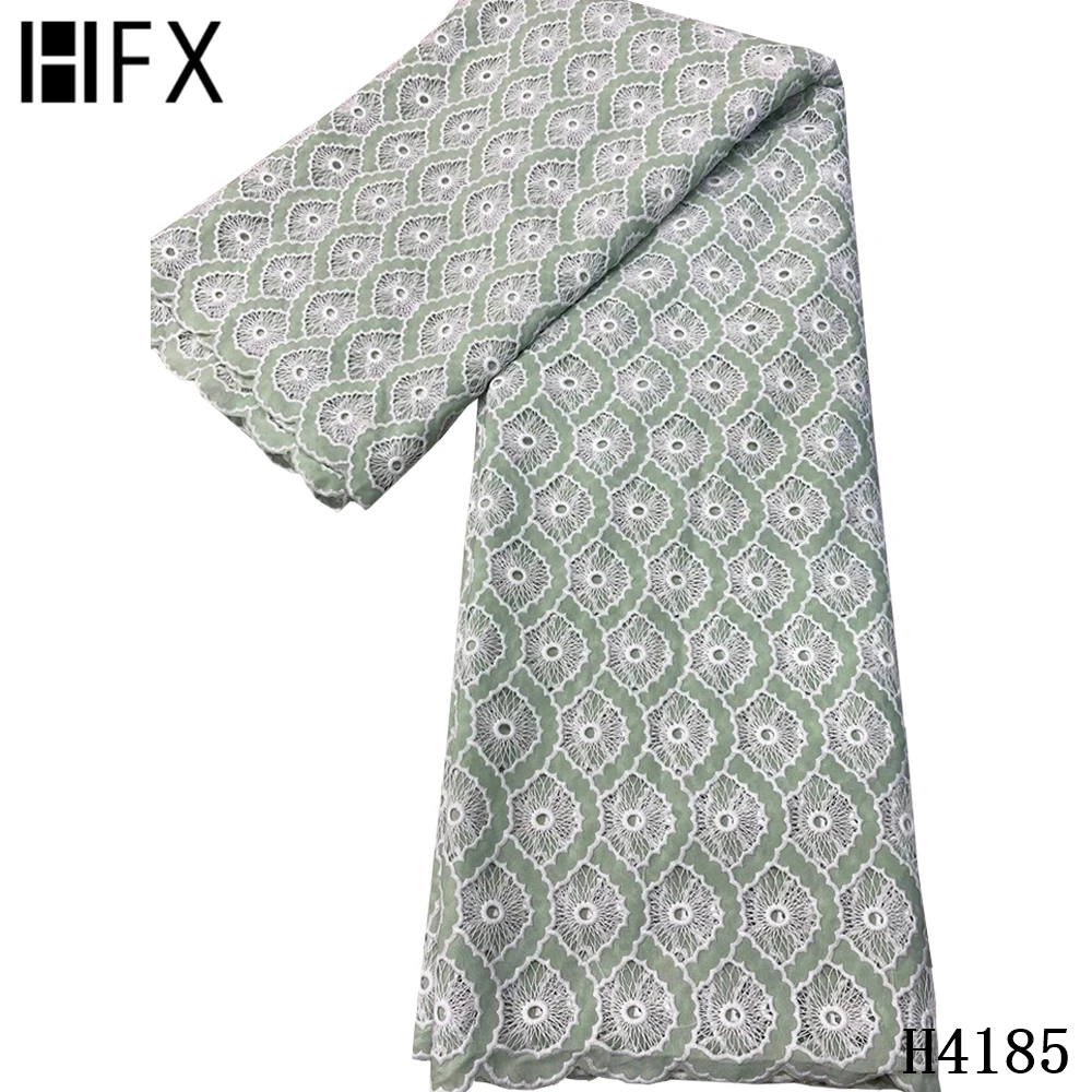 HFX последние африканский гипюр кружево ткань 2021 Высокое качество растворимые в