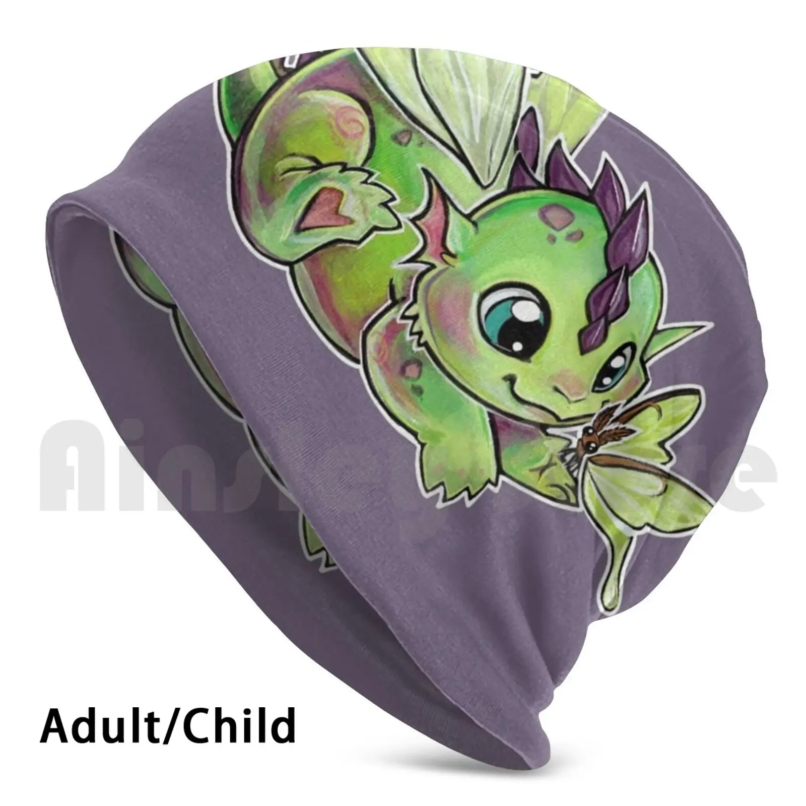 

Облегающие шапки Luna с драконом-молетом, Удобная шапка-пуловер с молевым драконом-луной