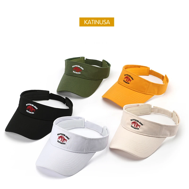 

Summer Leisure Sports Cap Fashion Men's Coconut Tree Headless Baseball Cap Sunscreen Women's Empty Top Cap Hats for Women Kpop