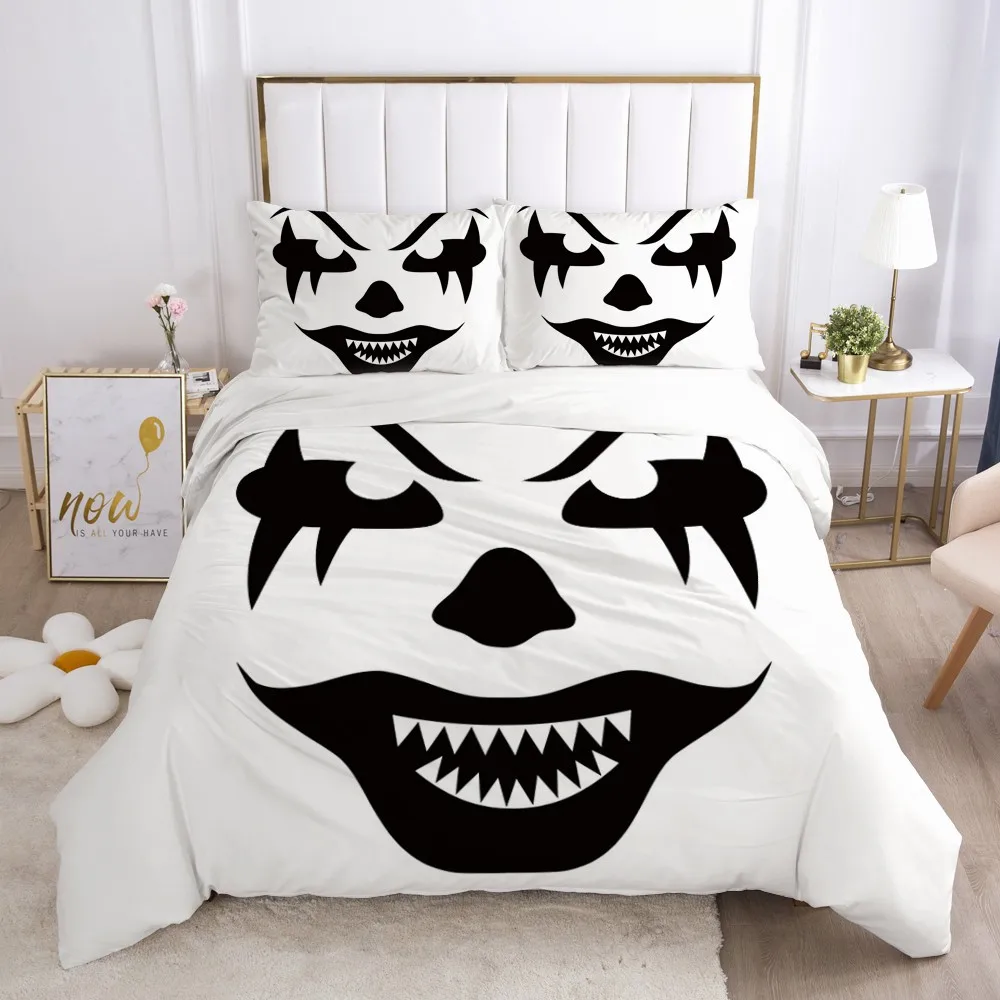 

Bedding Sets 3D Bats Design Custom Duvet Cover Set Quilt Cover Pillow Cases Full Double King Queen Size Design White Bedclothes