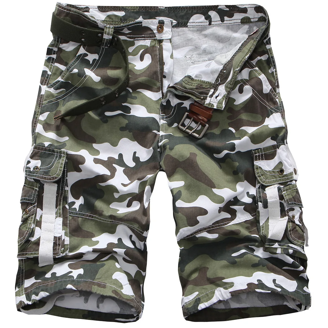 

2020 New Arrivals Summer Mens Military Cargo Shorts Camouflage Camo Cargo Shorts Mens Casual Loose Work Short Pants Plus Size 38