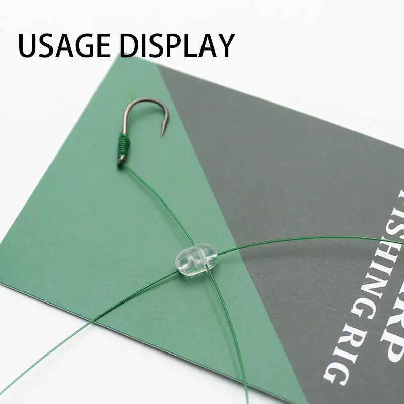 100 шт. аксессуаров для карповой рыбалки - перекрестные бусины для волосных оснасток, фидерных бусин, чод-зиг оснасток, лесок для рыбалки, снасти для рыбной ловли.