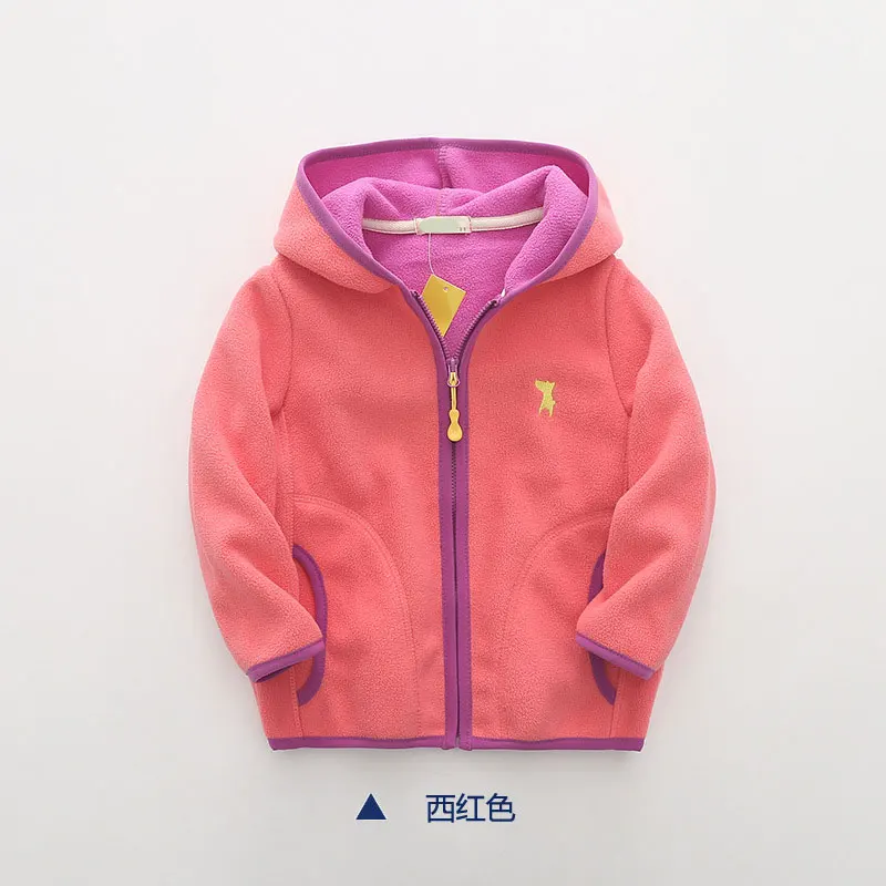 Зимняя верхняя одежда для детей флисовая куртка девочек утепленные пальто