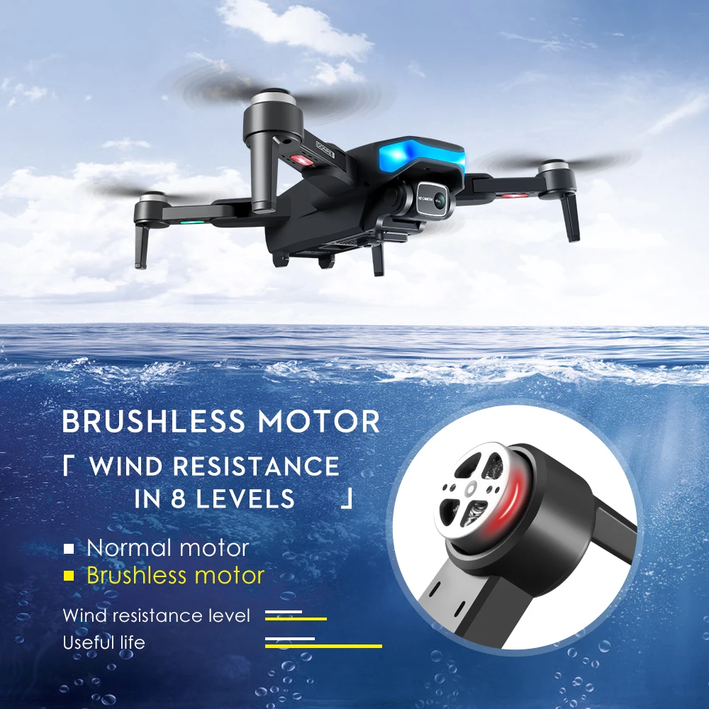 

2021 NEW LS 38 Drone 5G Wifi 6K HD Camera Professional Aerial Photography Brushless Motor RC Collapsible Quadcopter RC Toy