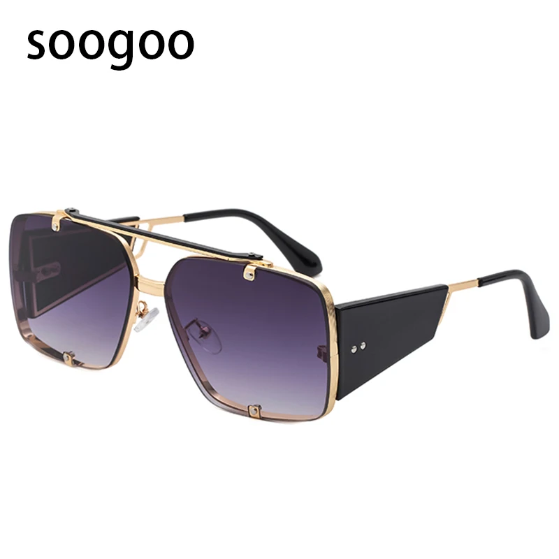 

Винтажные Солнцезащитные очки в стиле стимпанк, модные классические солнцезащитные очки в стиле ретро 2021, роскошные брендовые дизайнерски...