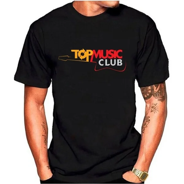 

Top Music Club Guitar Design T-Shirt Unisex Short Sleeved Shirts