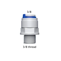50pcslot 38 male thread 38 straight ro water fitting 9 5mm coupling pom hose pe pipe connector water filter parts