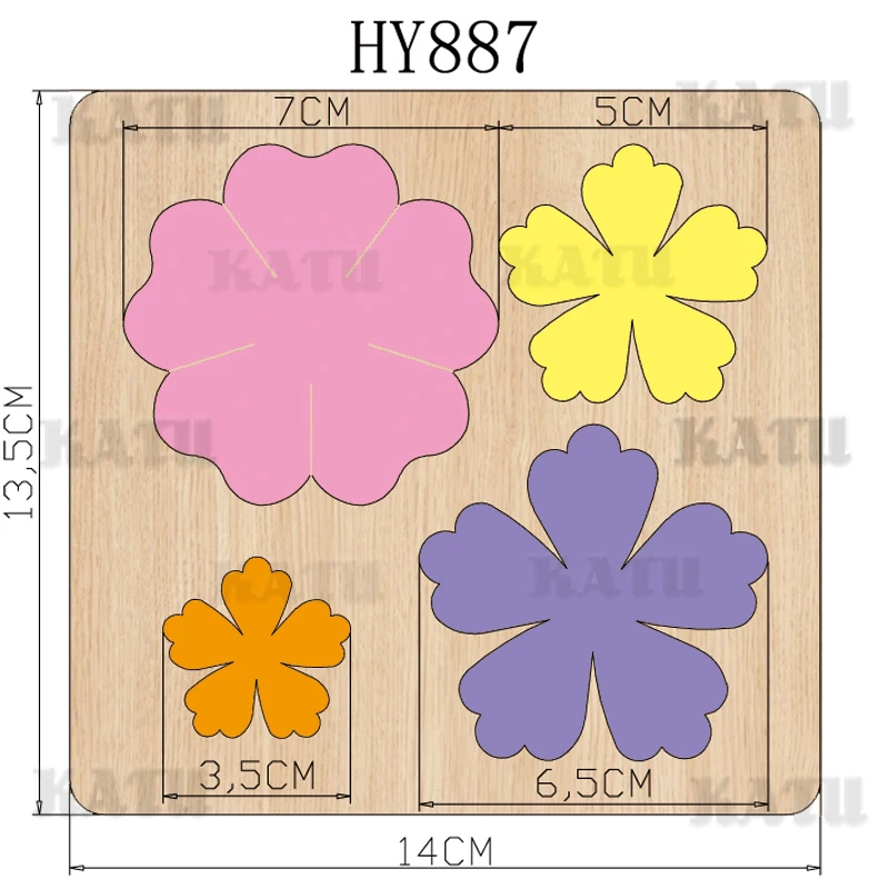 Складные штампы для резки цветов 2019 новые высечки и деревянные подходят обычных