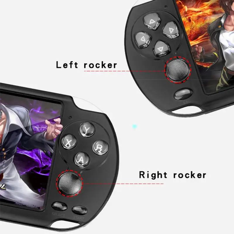 Игровая приставка X9 для psp, портативная ретро-игра, экран 5,1 дюймов, Mp4 плеер, Игровая приставка, поддержка камеры, видео, электронной книги