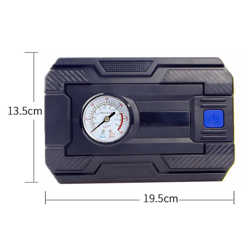 

Car Air Compressor Tire Inflator - Electric Auto Pump DC 12V Portable Air Compressor Pump Tire Inflator Pump