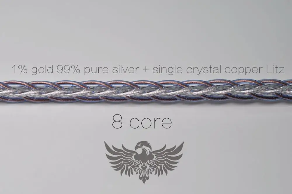 1% золото + 99% чистого серебра 7n OCC Litz оптимальная смешивающая пропорция