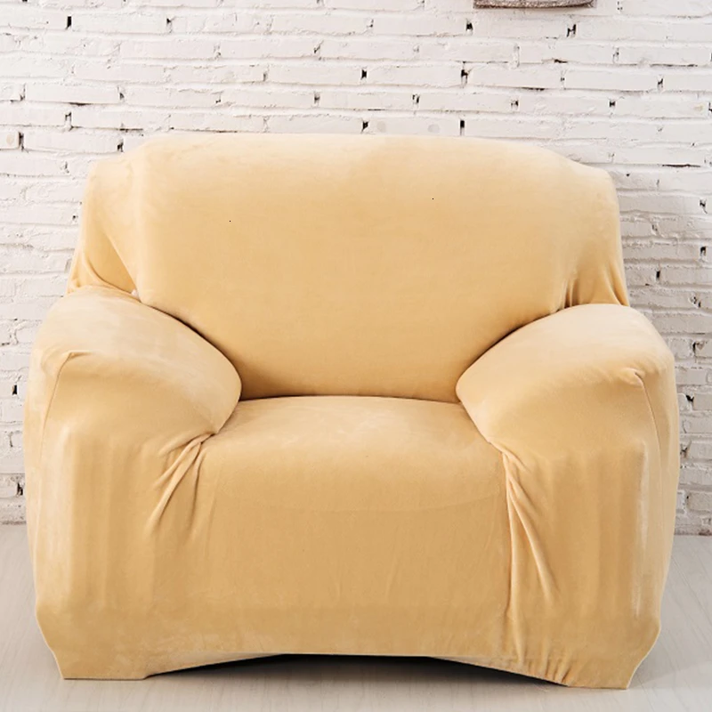 Model 8 Beige Зимние супер мягкие плюшевые чехлы для диванов однотонные Цвет утепленные стрейч все включено чехол для дивана, чехол для дивана, для возраста от 1/2/3/4 сиденья - Цвет: Model 8 Beige