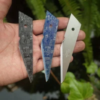 2pcs stainless steel damascus grain ck2 replacement blade