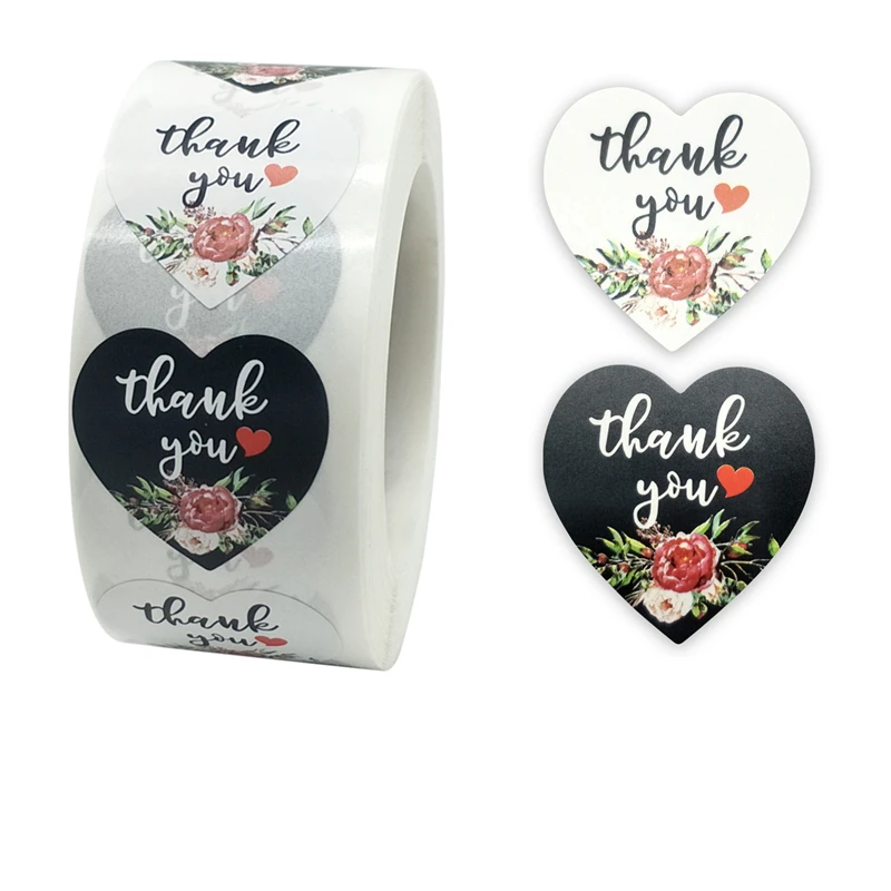 

500 шт., 1 дюйм. Наклейка с надписью «Thank You Craft»