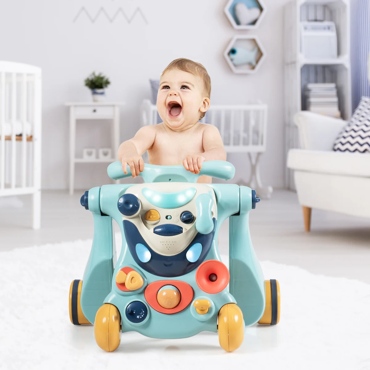 2 в 1 ребенок сидеть to стенд Walker Kids Развивающий центр рюкзак для прогулок основном