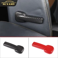 seat adjustment switch trim cover waistrest button sticker sequin for ford ranger everest endeavour 2015 2022 car accessories