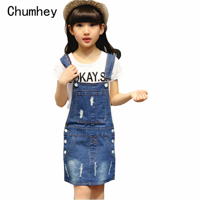 Chumhey/От 2 до 16 лет сарафан; платье для девочек; платье на лямках для девочек; летние туфли с ремешками; джинсовые комбинезоны; одежда для детей; детская одежда - Цвет: NO1