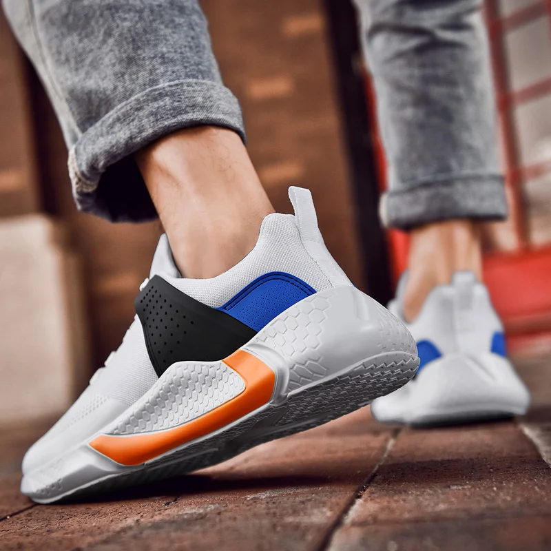 

White Trainers Shoes Men Sneakers Espadrilles Platform Big Fashionable Sports Gym Mens Trainers Men's 2020 Summer Male