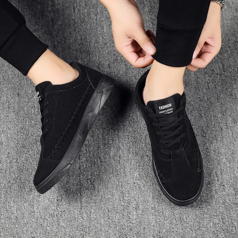 

Running Shoes 2021 new spring Korean casual men's breathable canvas board socks fashionable shoes