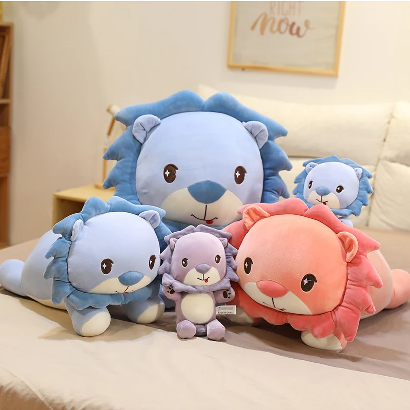 

Plush Lion Toys Dolls Pillow Cushion Comfortable Appease Lion Toys For Baby Child birthday Gifts