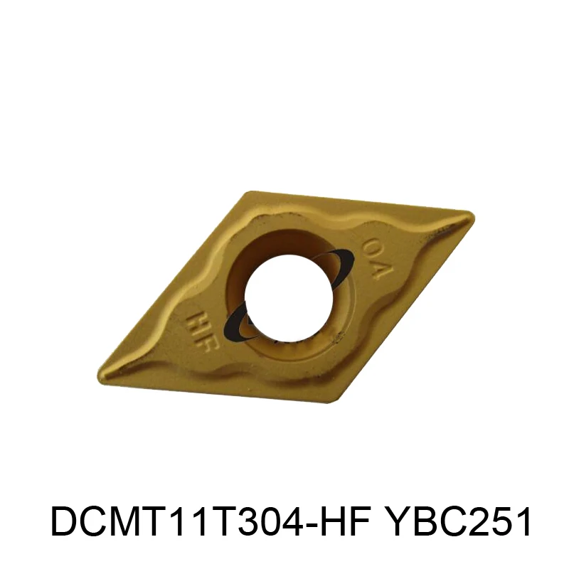 Оригинальный CT DCMT11T304 HF YBC251 карбидные вставки токарные инструменты для отделки