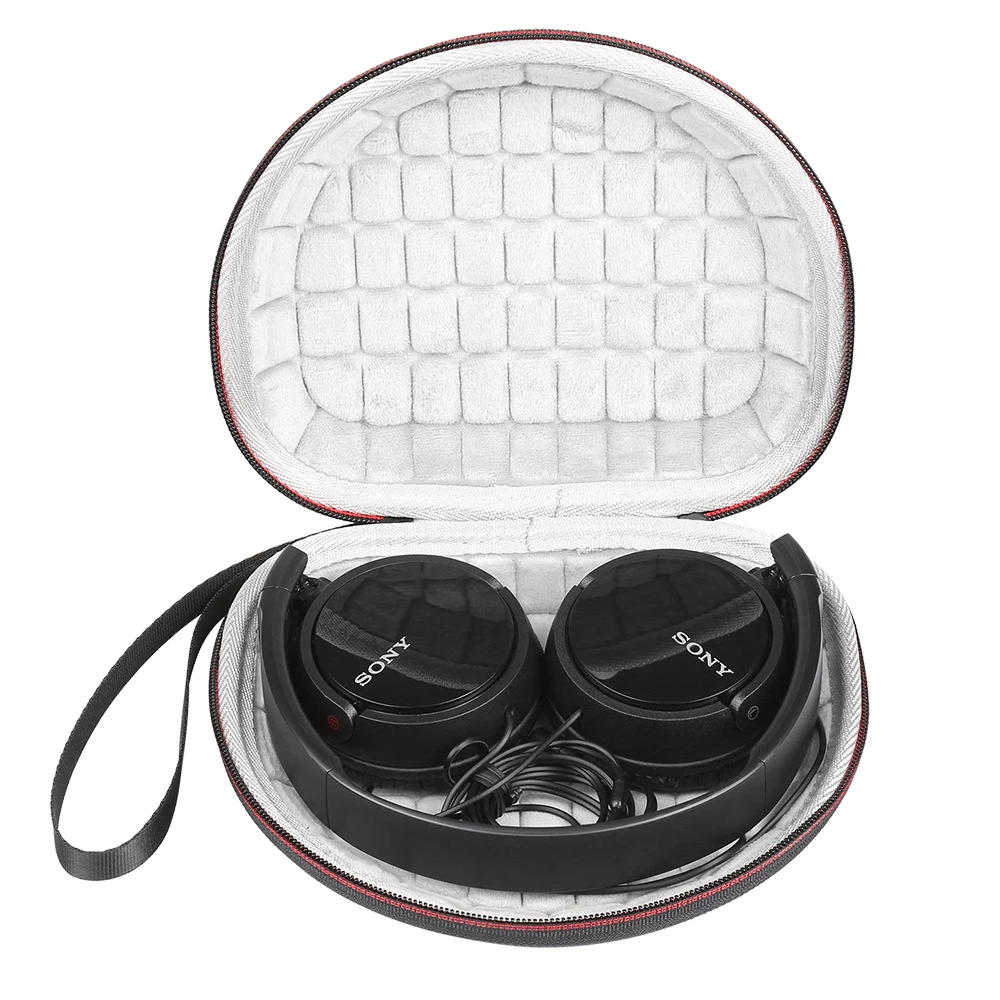 Hard Case for Sony MDRZX110NC/ZX300/ZX310/MDRZX110 ZX Series Stereo/MDRZX110AP Extra Bass Headphones Travel Carrying Storage Bag |