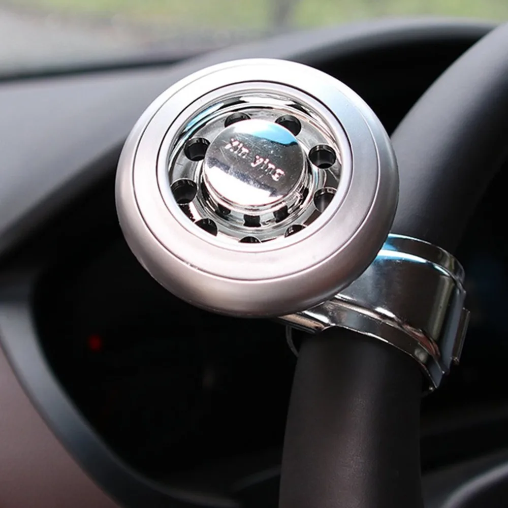 

2021 Car Accessories Hand Control Steering Wheel Power Balls Grip Spinner Knob Handle Aid Control Ball 2019 Hot ABS Car Styling