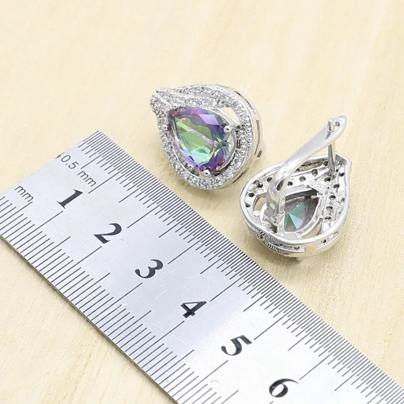 Серебряный цвет с радужным цирконом искусственная кожа для свадьбы дня рождения