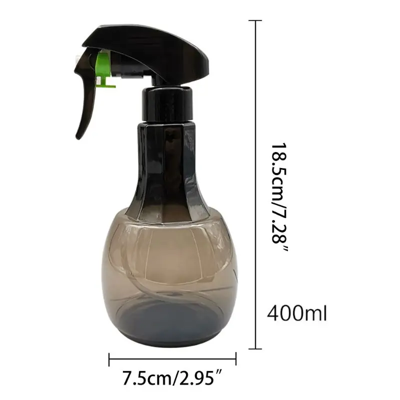 

400ml Watering Cans Clear Spray Bottle Automatic Continuous High-Pressure Atomization Fine Mist Hairdressing Sprayer