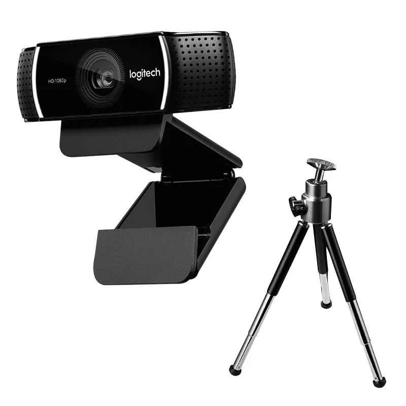 

Logitech C922 Pro Webcam With Tripod Autofocus Built-in Stream Webcam 1080p HD Camera веб камера с микрофоном