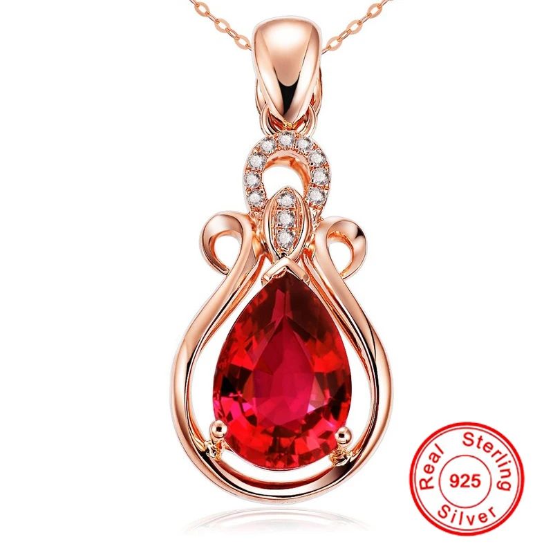 Женское ожерелье из драгоценных камней цвета розового золота 14 к | Украшения и