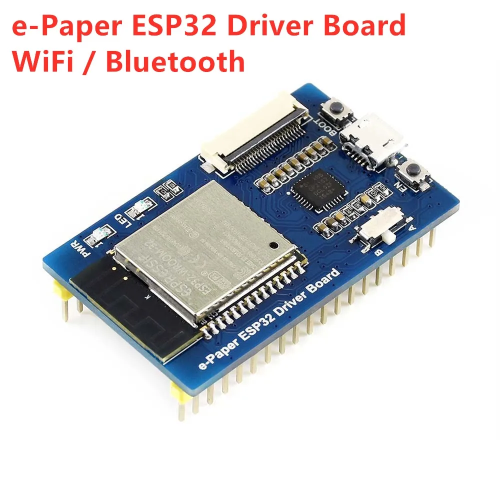 ESP32 Driver Board Плата драйвера/шляпа для E-ink, электронная бумага: SPI интерфейс, WiFi, 2G/NB-IoT. Шляпа ESP8266, ESP32, NB-IoT/GPRS - Комплект: ESP32 Driver Board