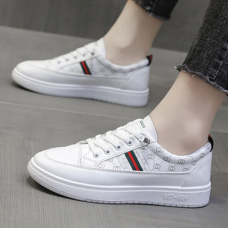 2021 Spring and Autumn Women's Shoes Single  Breathable New Casual Small White Shoes Board Shoes  Luxery Shoes Women