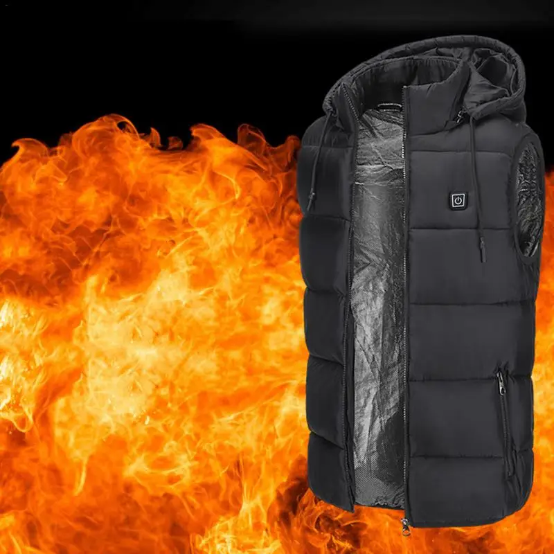 Электрический жилет для езды на открытом воздухе теплая куртка зарядка через usb