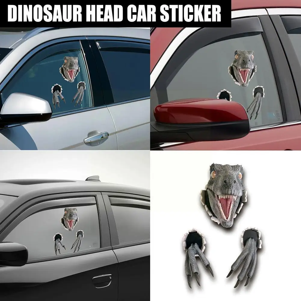 Автомобильные наклейки скульптура динозавра настенное искусство подвесное