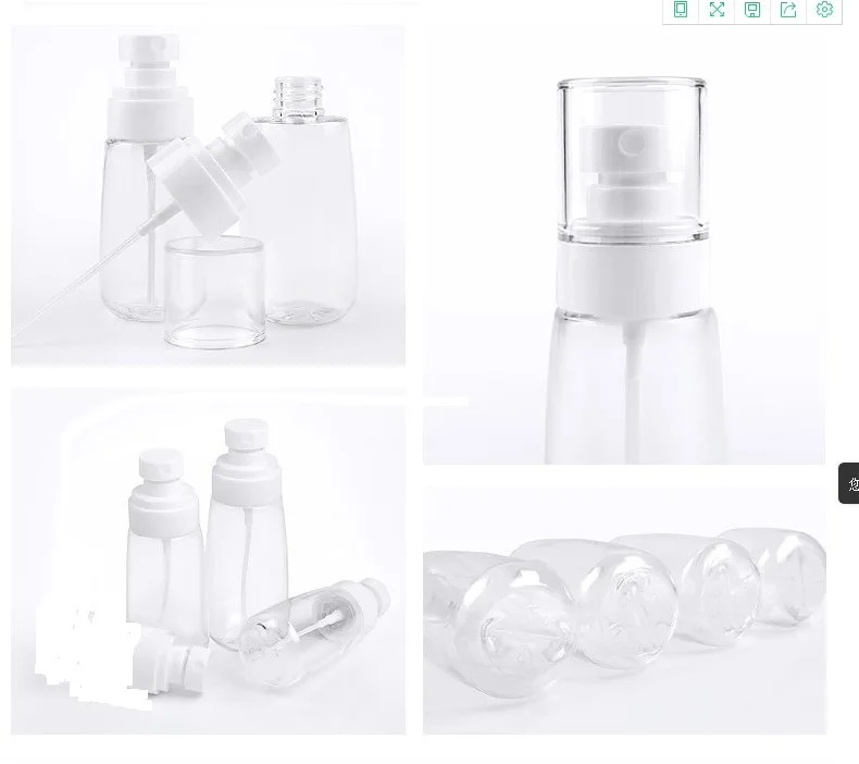 

30ml/60ml/100ml Clear Plastic Spray Bottle Empty Cute Perfume Atomizer for Cleaning, Travel, Essential Oils, Perfume