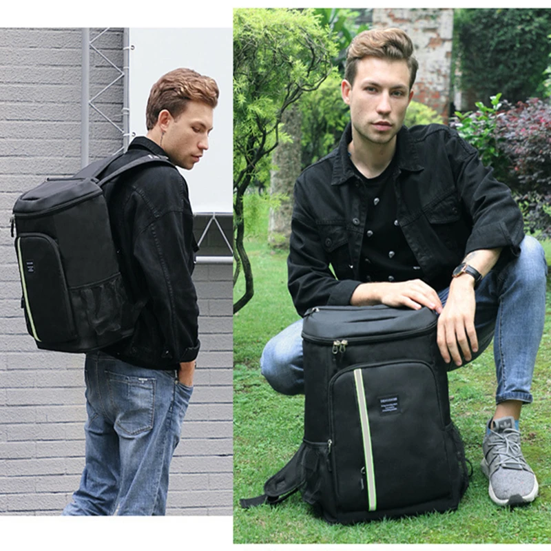 big 30l insulation cooler bag outdoor travel picnic thermal lunch bag men women backpack ice pack food fresh keeping containers free global shipping