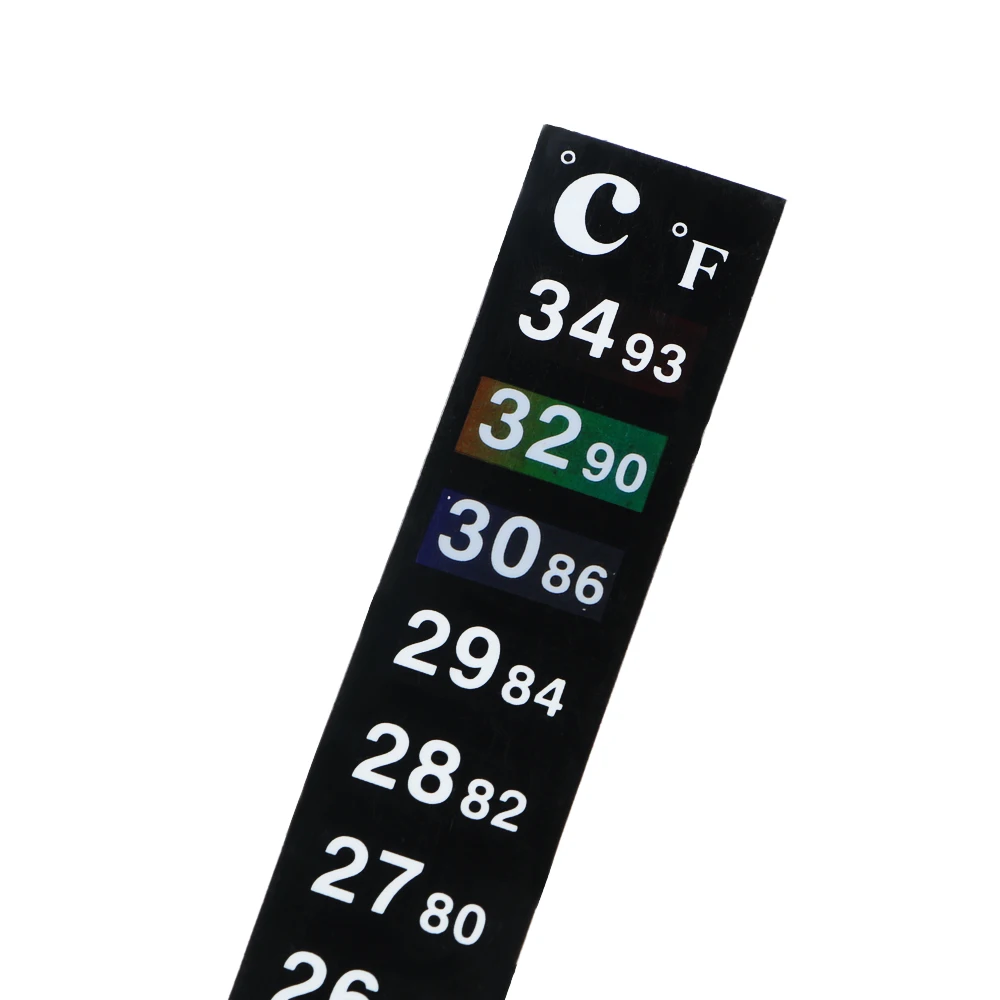 NICEYARD обесцвечиваясь и не термометр по Фаренгейту Температура Стикеры аквариум