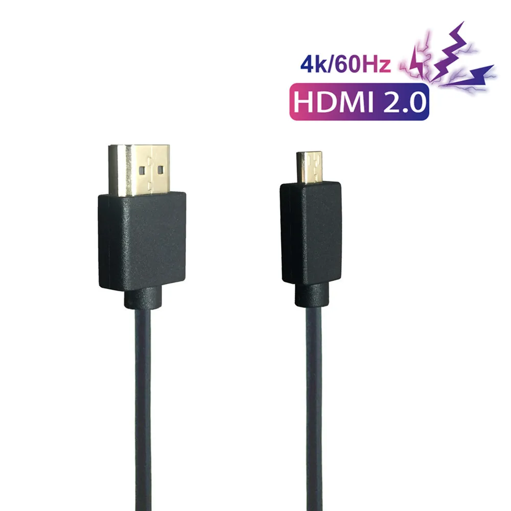 OD 3 мм HDMI совместимый кабель типа А к Type D 2k * 4k hd @ 60 Гц HDTV Micro 0 м 6 1 м|Кабели HDMI| |