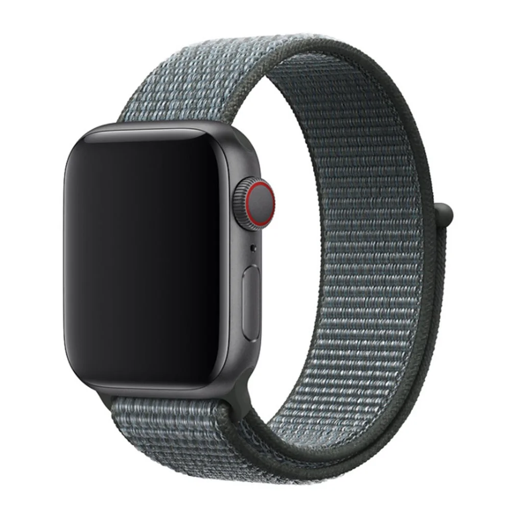 KISSCASE ремешок для Apple Watch Series 4 1 2 38 мм 42 нейлон мягкий дышащий сменный Спортивная