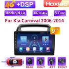 Автомагнитола 2 DIN, мультимедийный видеоплеер для Kia Carnival VQ 360 2006-2007 с GPS-навигацией, дополнительная система 4G Android 10, 2014 г.