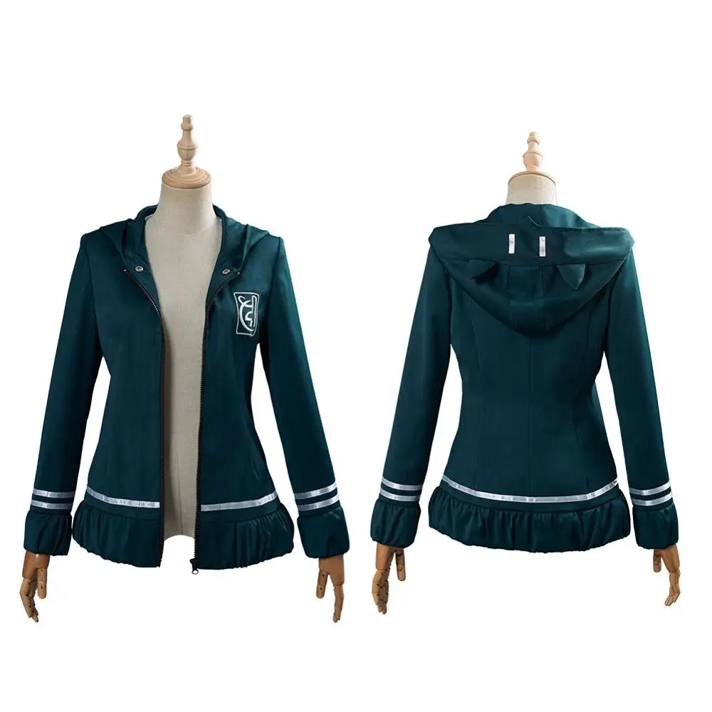 Аниме Danganronpa 2 Chiaki Nanami Куртка Пальто Косплей Костюм Униформа Хэллоуин