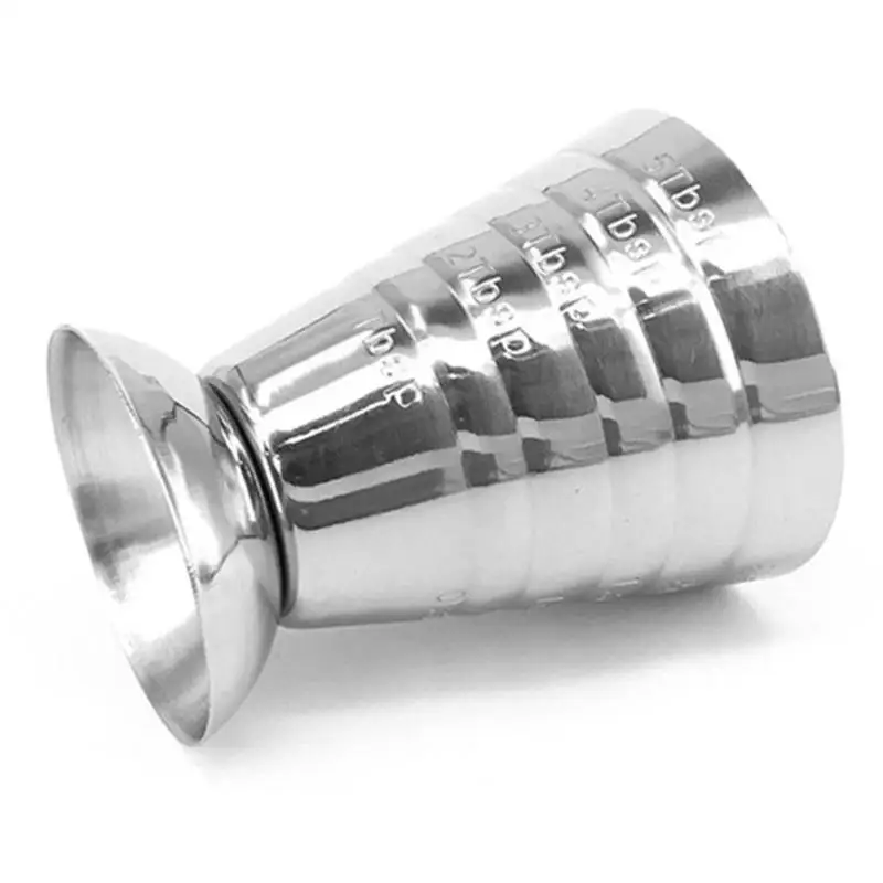 Мерная чашка 3 в 1 из нержавеющей стали 75 мл инструмент для коктейлей бар