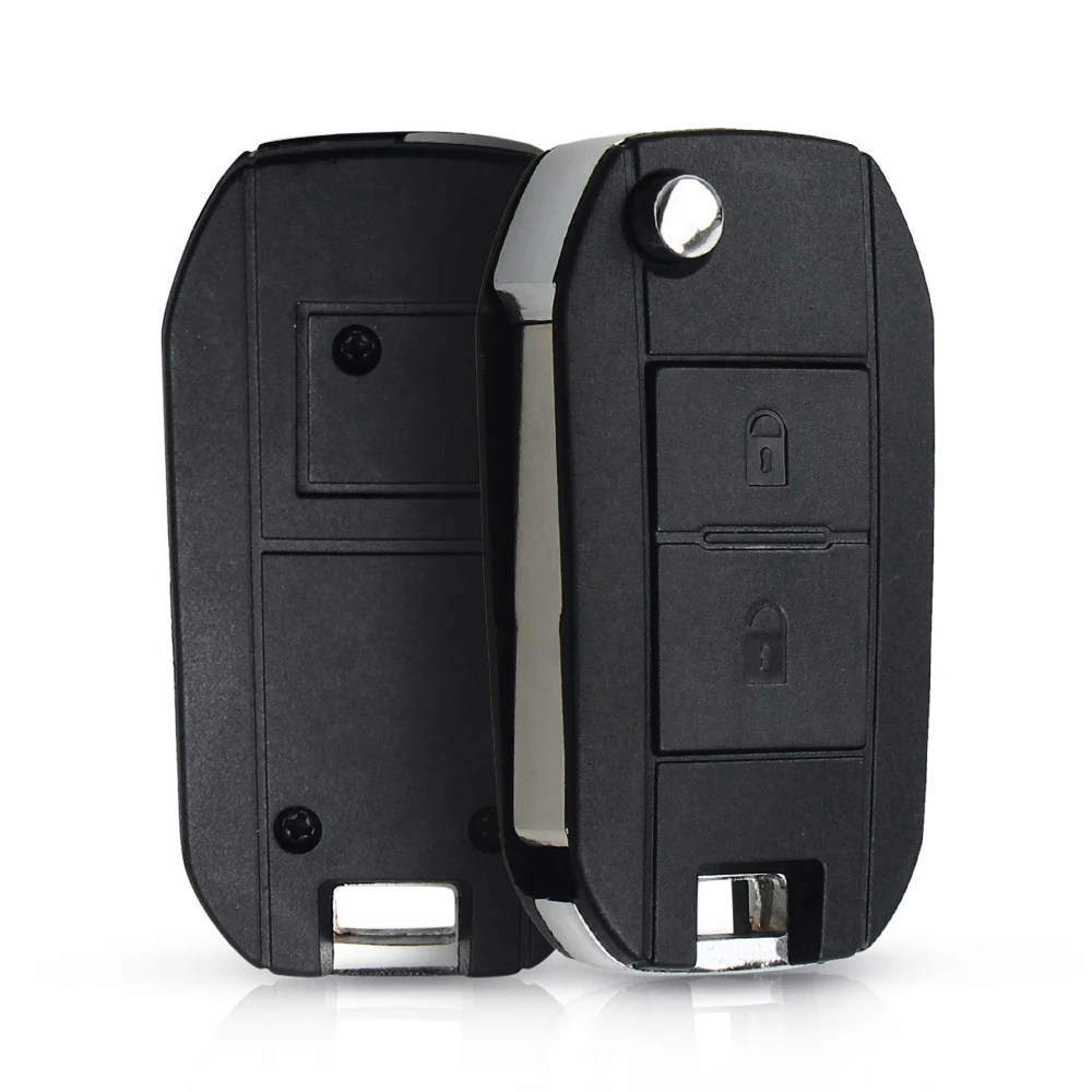 10 шт. модифицированный флип-чехол KEYYOU с 2 кнопками для Peugeot 307 107 207 Citroen C2 C3 Xsara