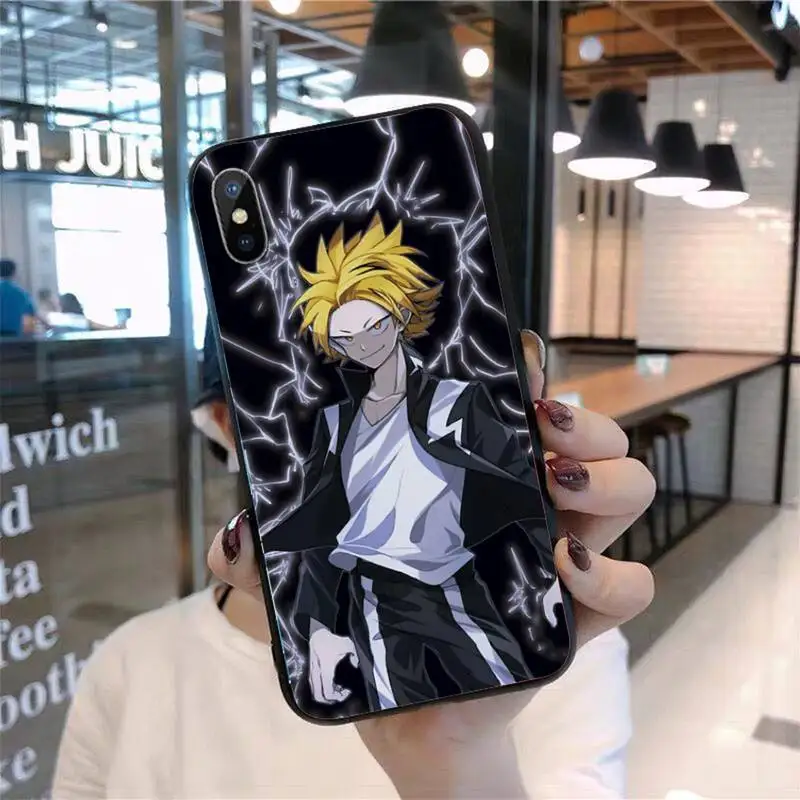 

Denki Kaminari My Boku No Hero Academia Phone Case for iPhone 11 12 pro XS MAX 8 7 6 6S Plus X 5S SE 2020 mini