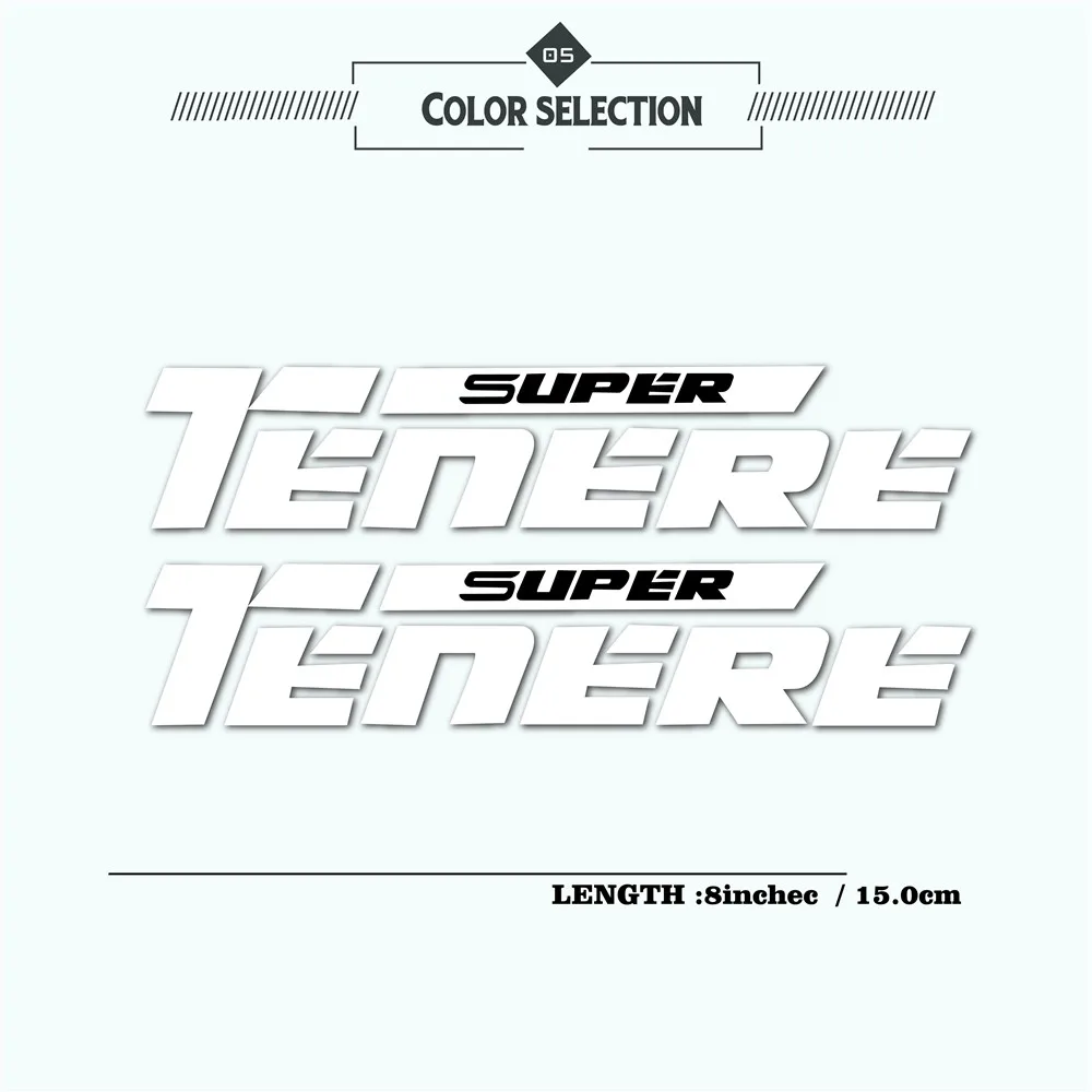 

New motorcycle bicycle fuel tank stickers body sticker wheel helmet waterproof reflective logo suitable for yamaha supertenere