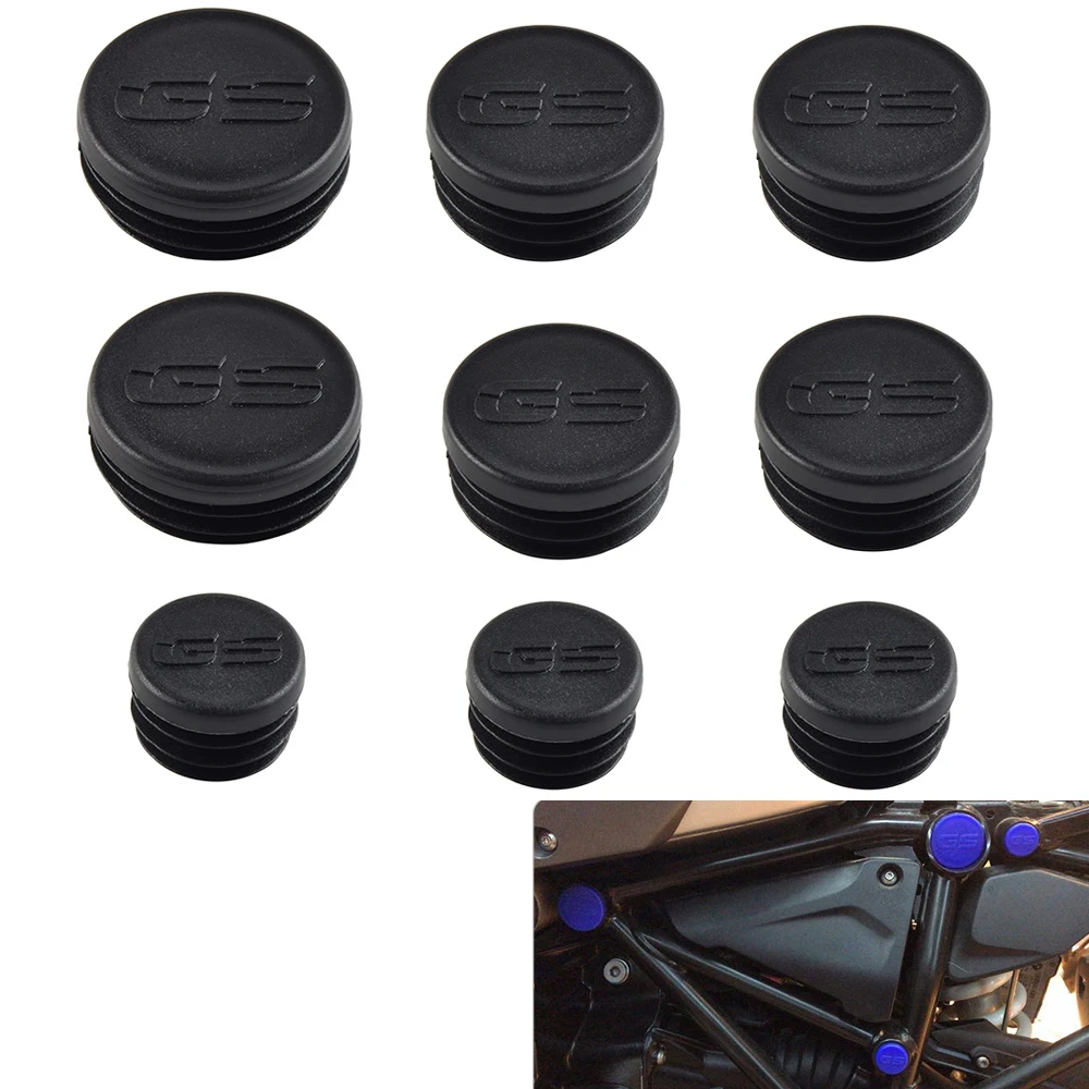 

9PCS Frame Caps Plug Set For BMW R1200GS LC Adventure ADV 2017 2018 R 1200GS R 1200 GS LC Frame Hole Cover Plugs Decoration