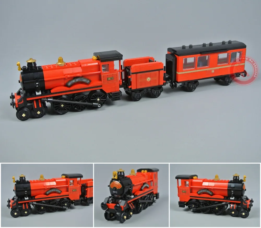 MOC Фантастические звери Хогвартс замок Fit Legoings Technic функция питания Экспресс