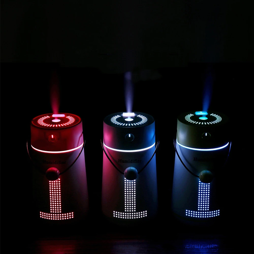 new Portable Timer Mini Air Humidifier Night Light Colorful 5 in 1 Multifunction Aroma Diffuser for Home Car Office Purifier | Бытовая