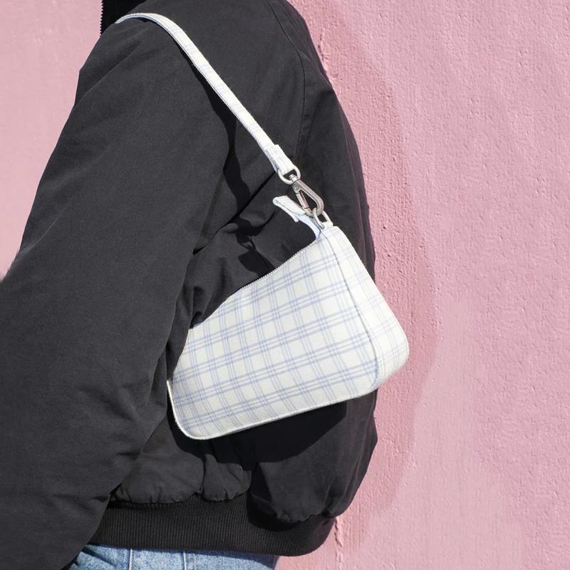 Винтажная клетчатая сумка через плечо известного бренда женские Лидер продаж